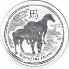 50 Cents - Elizabeth II ("Lunar Year Series II" Silver Bullion Coinage)