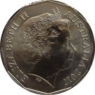 50 Cents - Elizabeth II (Richie Benaud 1930 - 2015)