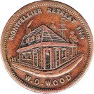 ½ Penny (W.D.Wood - Hobart, Tasmania)