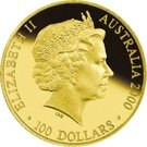 100 Dollars - Elizabeth II (2000 Sydney Olympics Preparation - Shot Put Coaching)