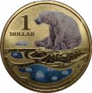 1 Dollar - Elizabeth II (Polar Series - Polar Bear)