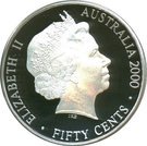 50 Cents - Elizabeth II (Masterpieces in Silver)
