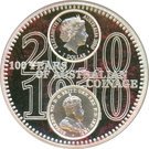 1 Dollar - Elizabeth II (4th portrait; 100th Anniversary of Australian Coinage)