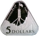 5 Dollars - Elizabeth II (25th Anniversary of Australian Parliament House)