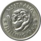 1 Shilling - Elizabeth II (without "F:D:")