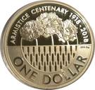 1 Dollar - Elizabeth II (Armistice Centenary 1918-2018)