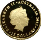 15 Dollars - Elizabeth II (Half Sovereign)
