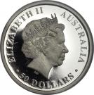 50 Dollars - Elizabeth II ("Discover Australia Series" Platinum Bullion Coinage)