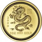 100 Dollars - Elizabeth II ("Lunar Year Series" Gold Bullion Coinage)
