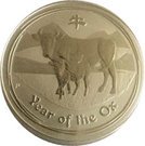 2 Dollars - Elizabeth II ("Lunar Year Series II" Silver Bullion Coinage)