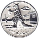 1 Dollar - Elizabeth II ("Kangaroo" Silver Bullion Coinage)