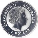 1 Dollar - Elizabeth II ("Lunar Year Series" Silver Bullion Coinage)