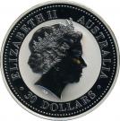 30 Dollars - Elizabeth II ("Lunar Year Series" Silver Bullion Coinage)