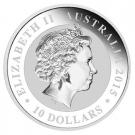 10 Dollars - Elizabeth II (Australian Kookaburra)