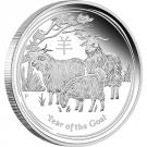 50 Cents - Elizabeth II ("Lunar Year Series II" Silver Bullion Coinage)
