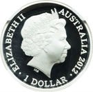 1 Dollar - Elizabeth II (Kangaroo at Sunset)
