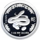 1 Dollar - Elizabeth II ("Lunar Year Series" Silver Bullion Coinage)