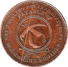 1 Penny (H.J.Marsh & Brother - Hobart, Tasmania)