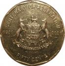 50 Cents - Elizabeth II (Tasmania)
