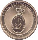 1 Dollar - Elizabeth II (Royal Australian Navy 100th Anniversary)