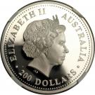 200 Dollars - Elizabeth II ("Koala" Platinum Bullion Coinage)