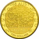 10 Dollars - Elizabeth II (100th Anniversary of the Gallipoli Landing) 2015