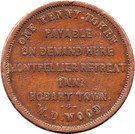 ½ Penny (W.D.Wood - Hobart, Tasmania)