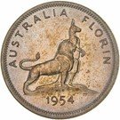 1 Florin - Elizabeth II (Royal Visit)