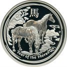 8 Dollars - Elizabeth II (Year of the Horse)