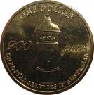 1 Dollar - Elizabeth II (4th portrait; 200 Years of Postal Services in Australia)