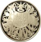 50 Cents - Elizabeth II (4th portrait; Round type)
