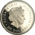 200 Dollars - Elizabeth II ("Koala" Platinum Bullion Coinage)