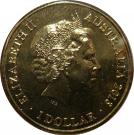 1 Dollar - Elizabeth II (Year of the Snake)