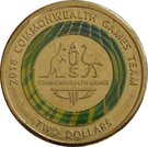 2 Dollars - Elizabeth II (XXI Commonwealth Games - Team Logo)