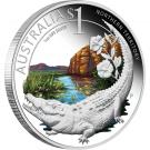 1 Dollar - Elizabeth II (Celebrate Australia - Northern Territory - Saltwater Crocodile)