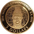 5 Dollar - Elizabeth II (The Enfranchisement of Women)