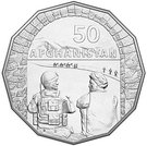50 Cents - Elizabeth II (Afghanistan)
