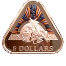 5 Dollars - Elizabeth II (Land, Sea & Air)