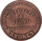 1 Penny (Metcalfe & Lloyd - Sydney, New South Wales)