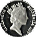 10 Dollars Elizabeth II (Birds of Australia Series - Kookaburra; Piedfort)