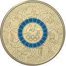 2 Dollars - Elizabeth II (2016 Australian Olympic Team - Blue)