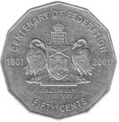 50 Cents - Elizabeth II (Australian Capital Territory)