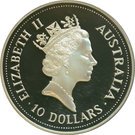 10 Dollars - Elizabeth II (Australian Kookaburra)