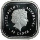 50 Cents - Elizabeth II (Australian Kookaburra)