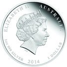 50 Cents - Elizabeth II ("Lunar Year Series II" Silver Bullion Coinage; colourized)