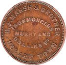 1 Penny (H.J.Marsh & Brother - Hobart, Tasmania)