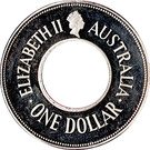 1 Dollar - Elizabeth II (The Holey Dollar)