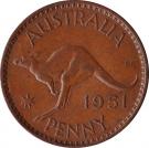 1 Penny - George VI (without "IND:IMP")