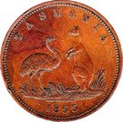 1 Penny (Lewis Abrahams - Hobart, Tasmania)