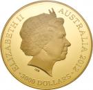3000 Dollars - Elizabeth II (Gold Proof Like Lucky Dragon 1 Kilo; Coin Master)